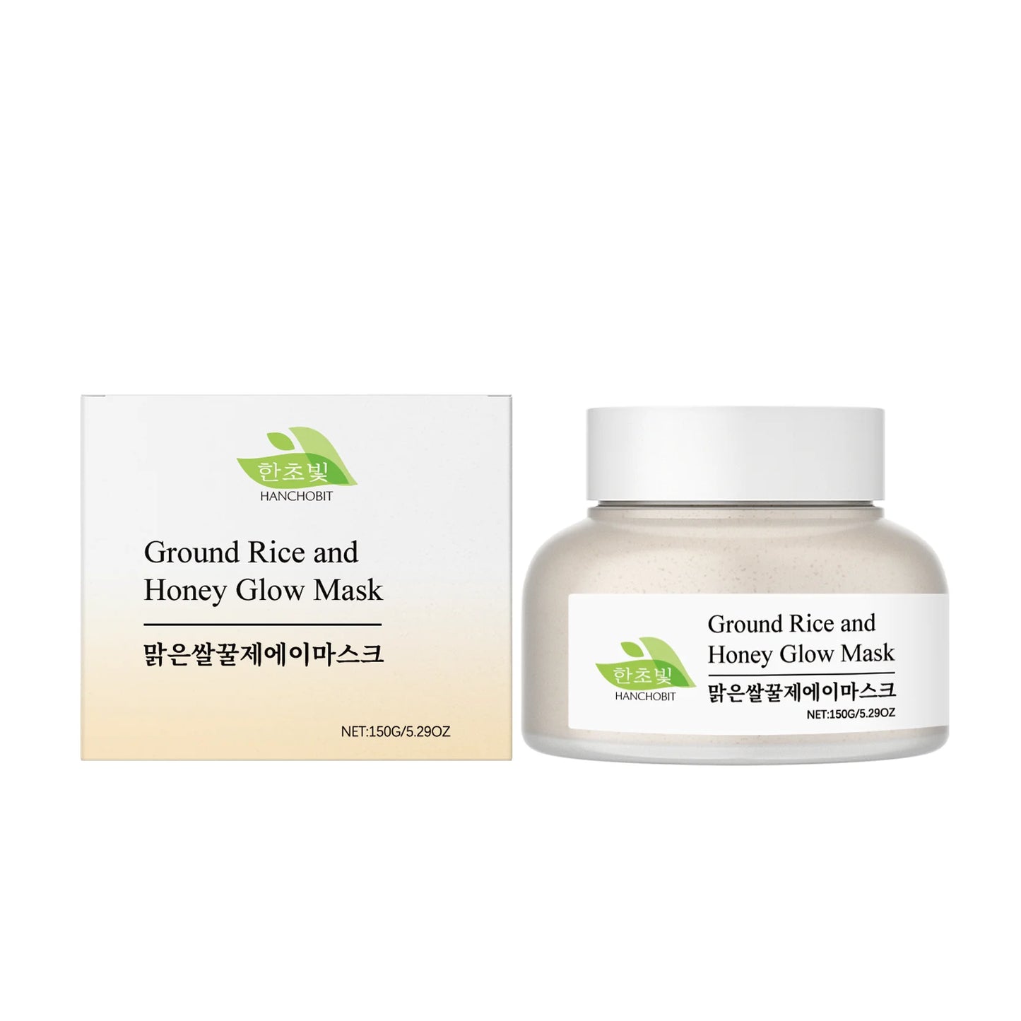 Rice & Honey Clay Face Mask – Hydrating & Exfoliating 150g