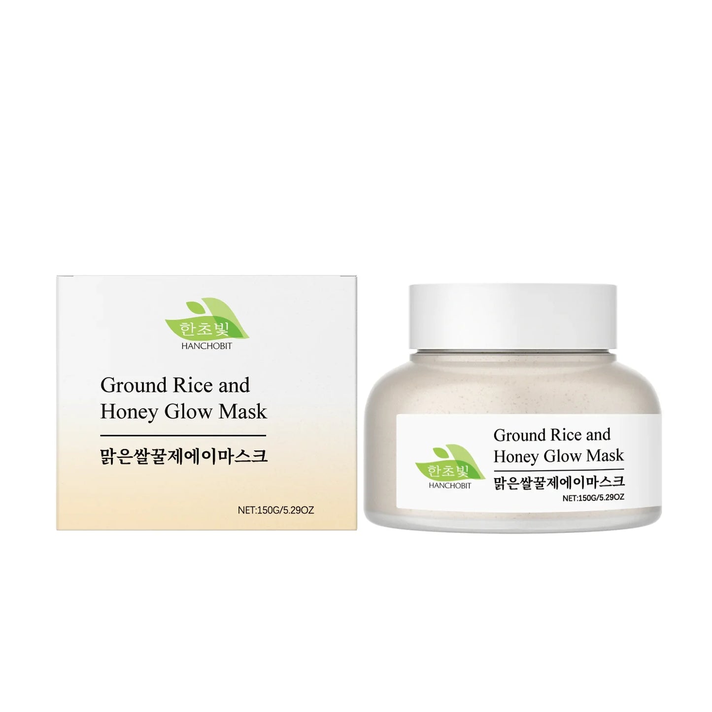 Rice & Honey Clay Face Mask – Hydrating & Exfoliating 150g