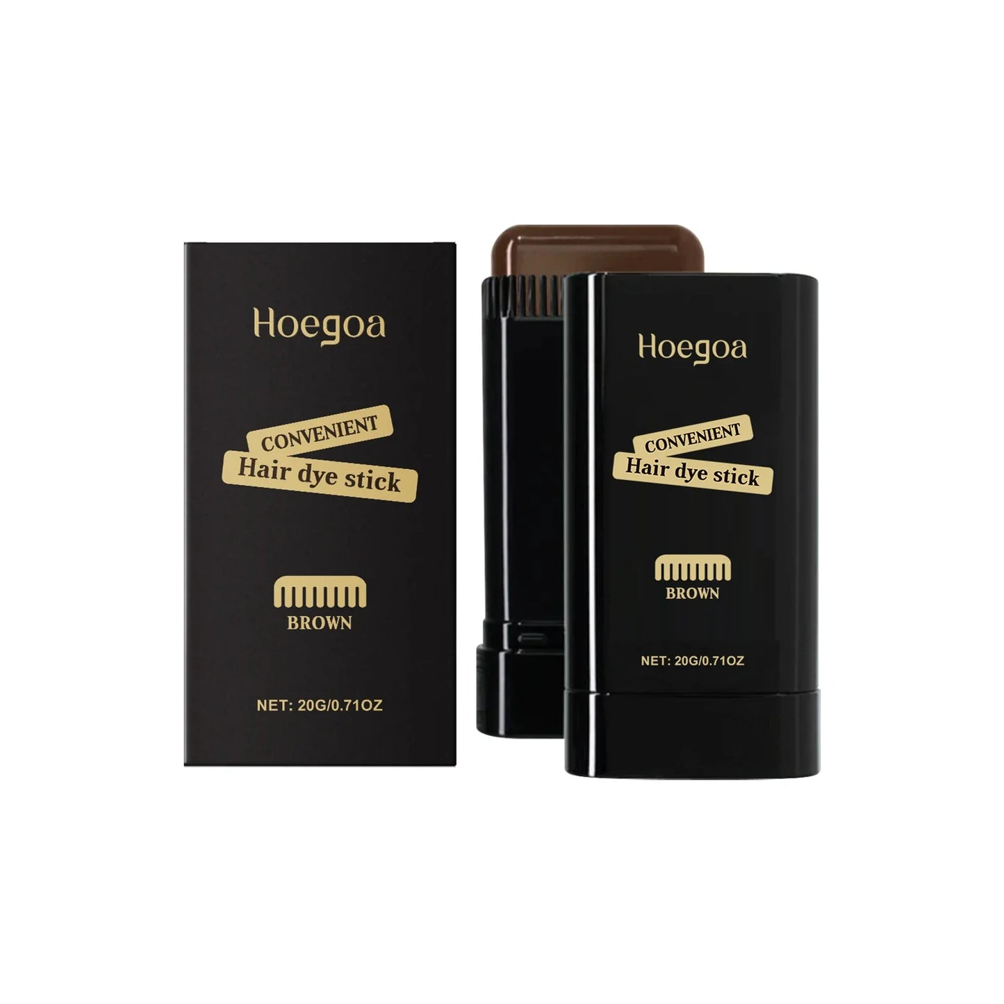 HOEGOA 3-Color Temporary Hair Color Stick – Root Touch-Up