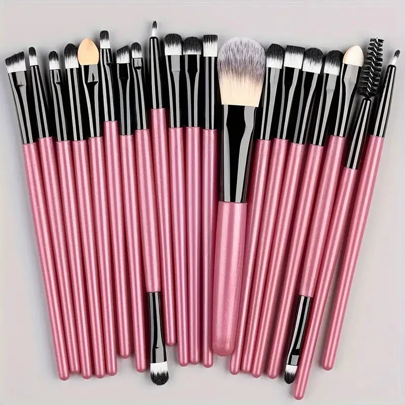 RUNTOIN 20Pcs Eye Makeup Brush Set – Ultra Soft Eyeshadow