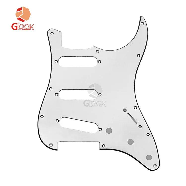 11 Nail Electric Guitar Guard ST SQ Panel Hole Single SSS Meffen