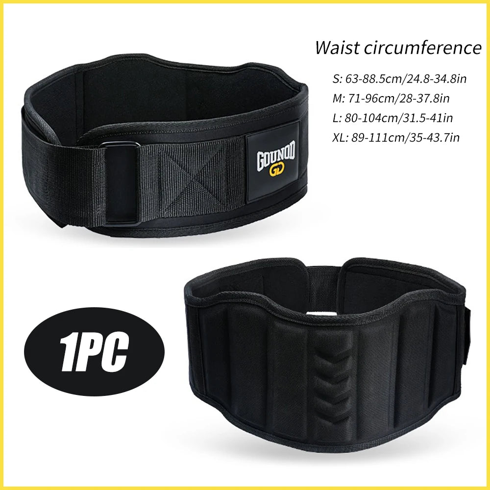 Abdominal Training Belt Widened Waist Adjustable EVA Lumbar Support Belt Powerlifting Strength Training GymFitness Weightlifting Peaceful Pleasures Health and Wellness black XL