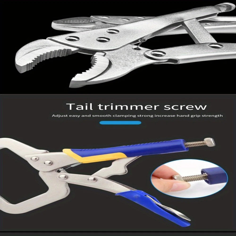 6-Inch Heavy Duty C-Clamp | Woodworking & Welding Locking Plier Peaceful Pleasures Health and Wellness