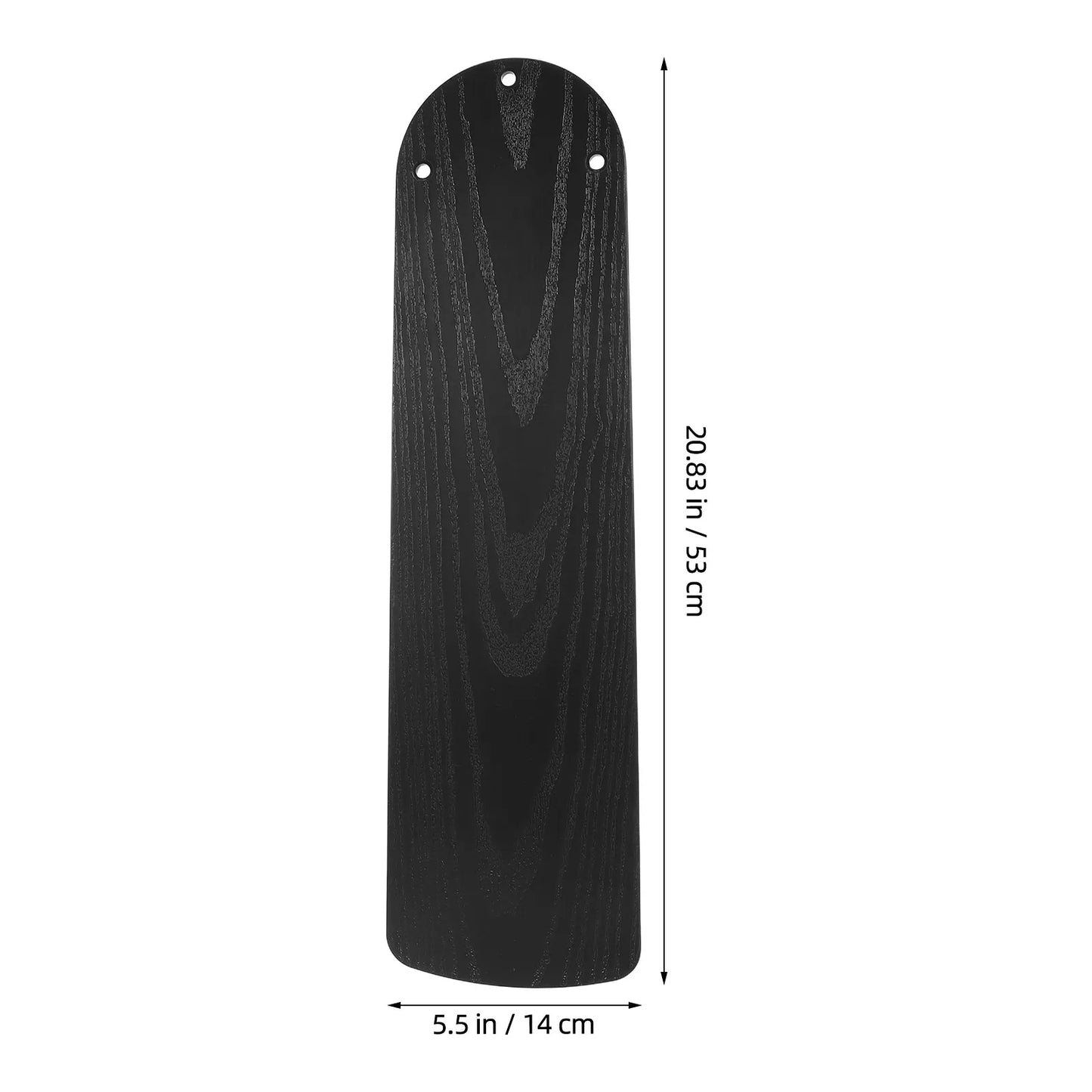 Plastic Ceiling Fan Blades Replacement Set Lightweight Sturdy Aerodynamic Design for Quiet Bedrooms Offices Easy Install Modern Peaceful Pleasures Health and Wellness Black