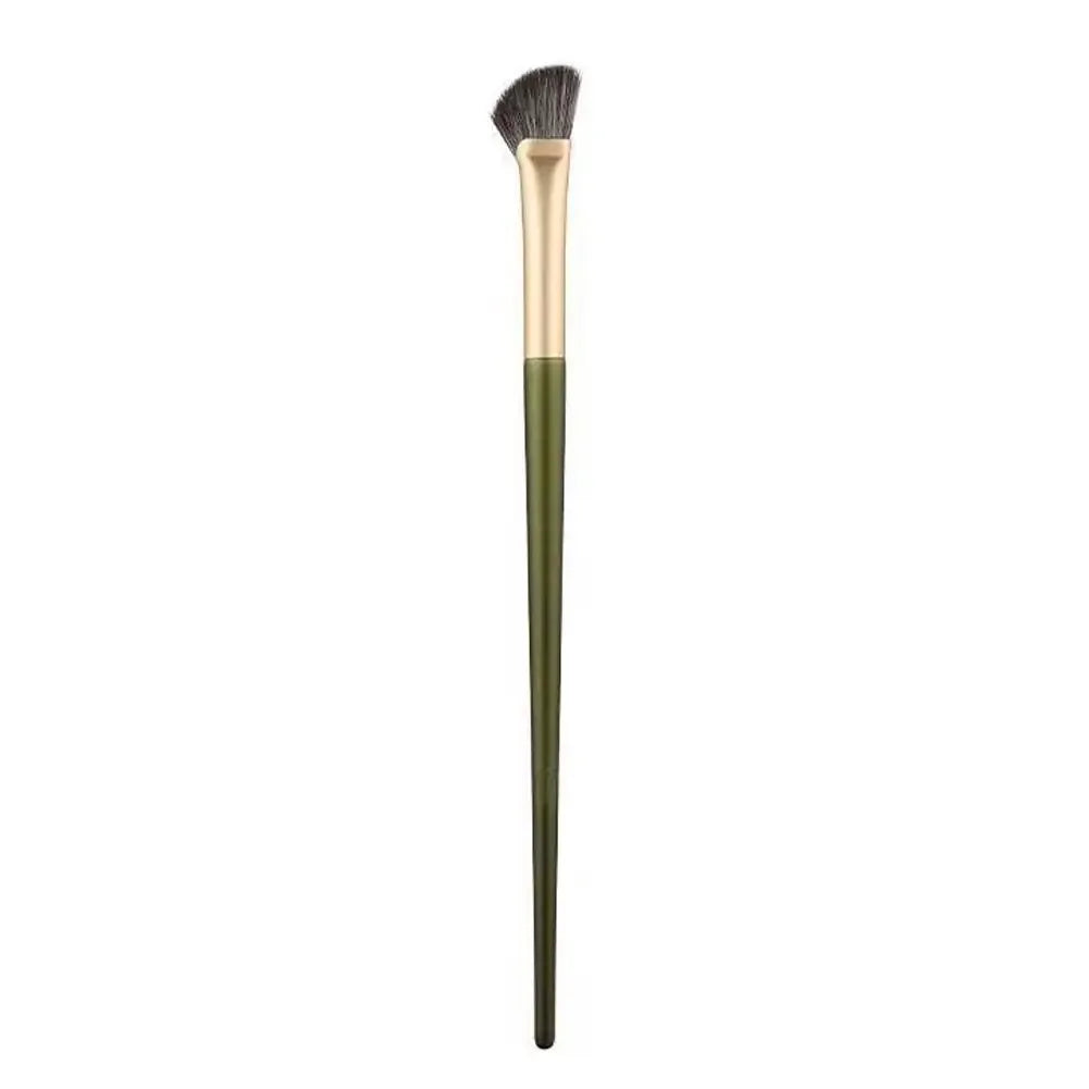 Flat Angled Half Fan-shape Nose Shadow Brushes Professional Soft Eyeshadow Nose Contouring Makeup Brushes Beauty Cosmetics Tools Peaceful Pleasures Health and Wellness B