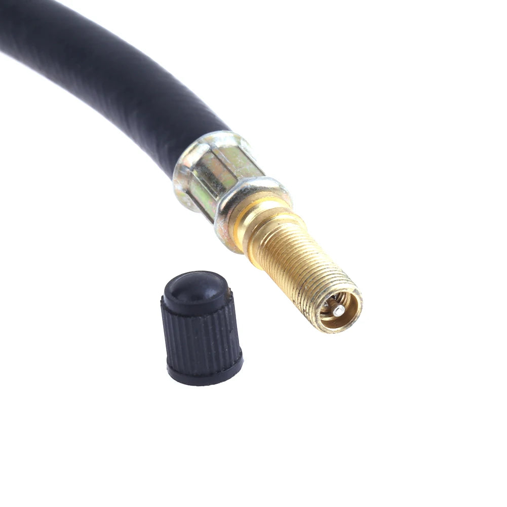 140mm Flexible Tire Valve Extension Adaptor – Universal Brass Rubber Car Parts Peaceful Pleasures Health and Wellness
