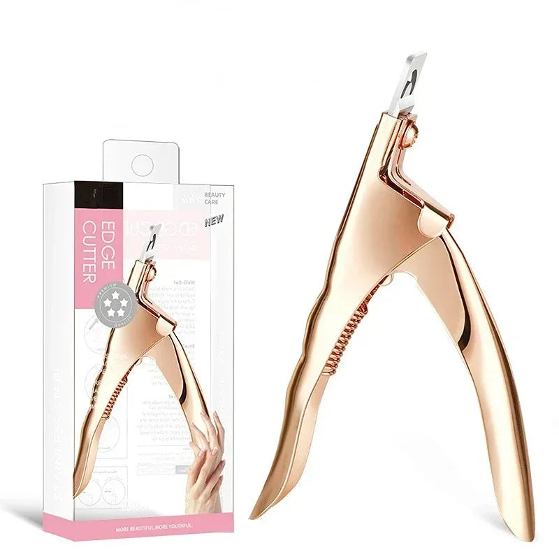 Straight Edge Acrylic Nail Clipper | Guillotine False Nail Cutter