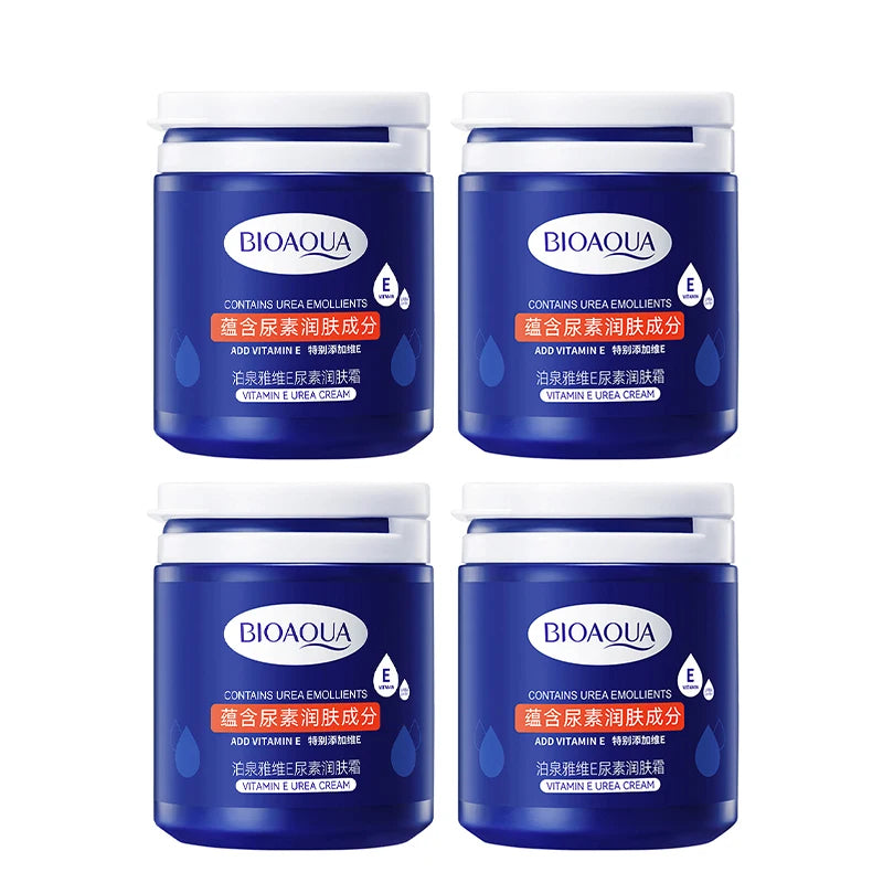 Vitamin E Urea Foot Cream, Moisturizing And Tender Hand And Feet Skin, For Dry And Peeling Hand, Feet And Body 170g/bottle Peaceful Pleasures Health and Wellness 4 bottles 170g