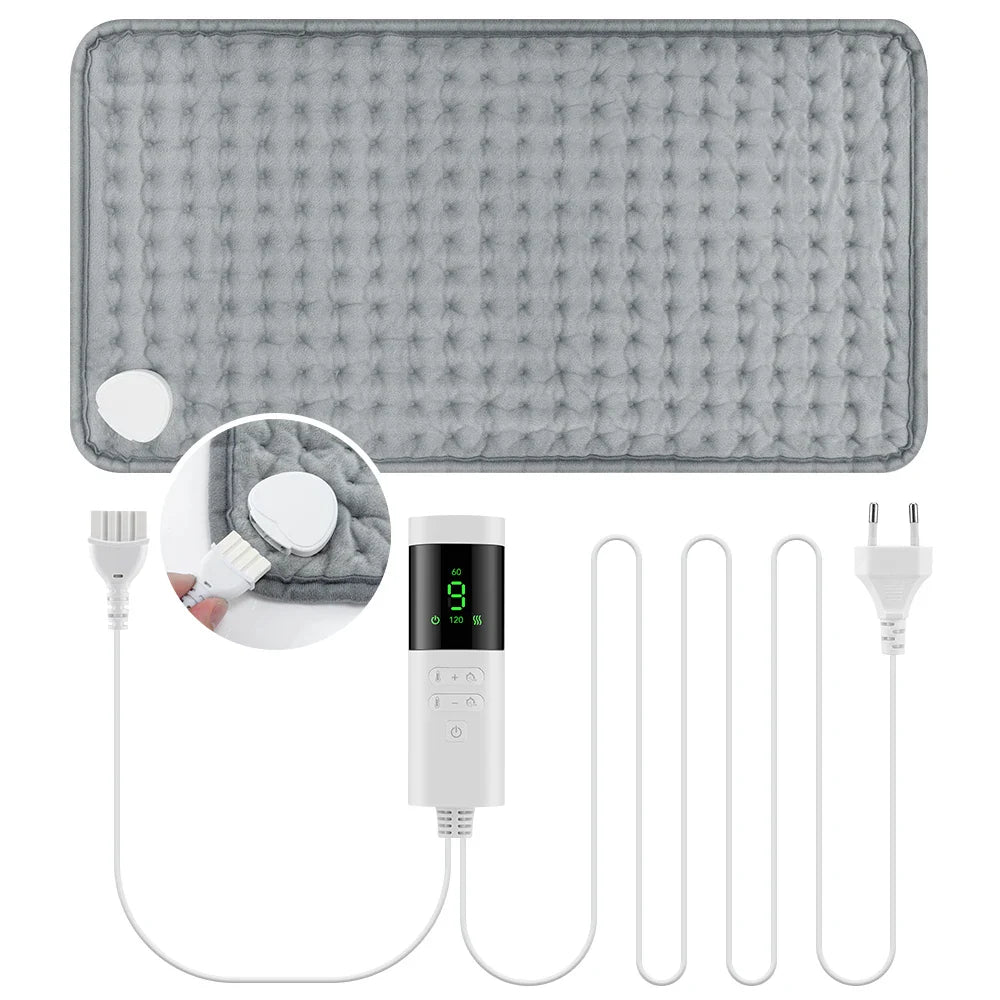 AFDEAL Electric Heated Blanket Pad 58x29cm – 9 Heat Settings