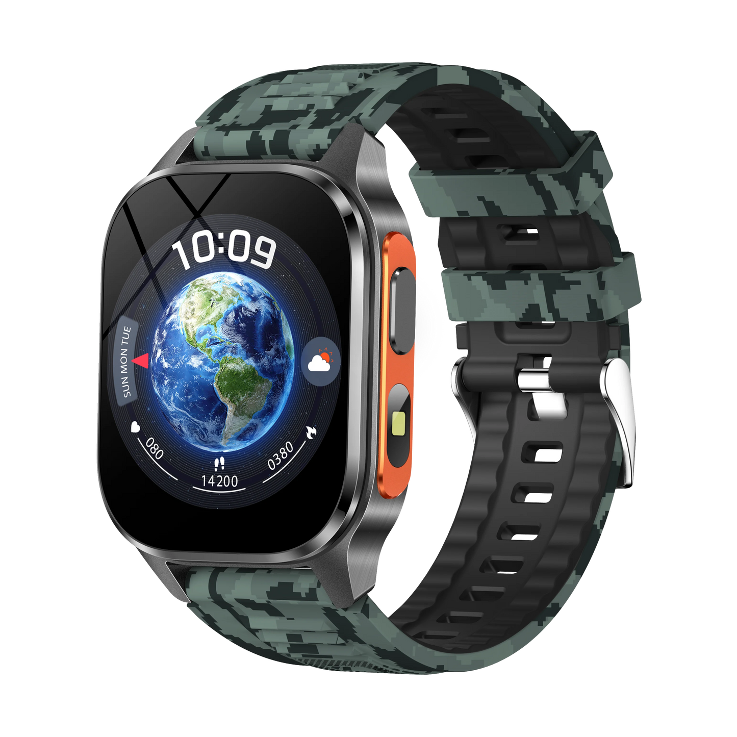 Yoateo Men's Smartwatch | Built-in GPS, Fitness & Compass