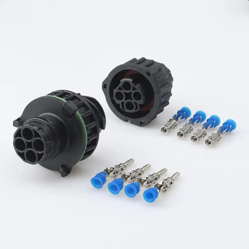 New 1 Set 4 Pin 1-967325-1 Tyco Round HOWO Odometer Speed Sensor Wiring Waterproof Plug Sealed Auto Female/Male Connector Peaceful Pleasures Health and Wellness C