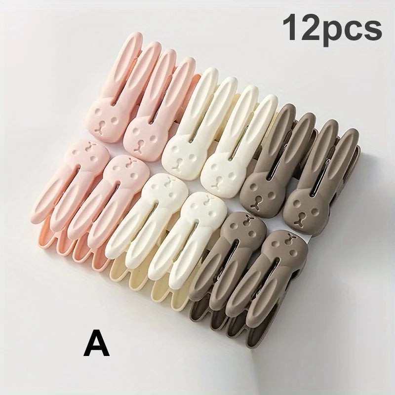 Heavy Duty Clothespins 12 Pack – Windproof No-Trace Laundry Clips Laundry Clothespins Peaceful Pleasures Health and Wellness A-12Pcs