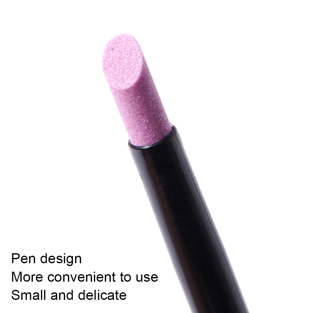 Quartz Stone Scrub Nail File Rods Cuticle Remover Dead Skin Remover Perfect Gift Lightweight Portable Handy Use Manicure Tools Peaceful Pleasures Health and Wellness
