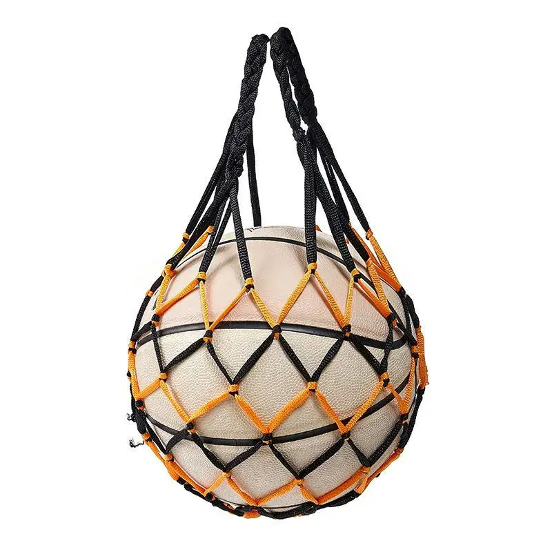 Nylon Mesh Ball Net Bag – Soccer, Basketball & Volleyball