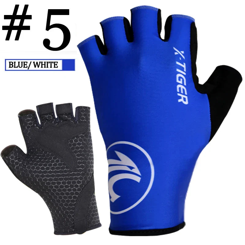 X-TIGER Half Finger MTB Cycling Gloves – Anti-Slip Breathable