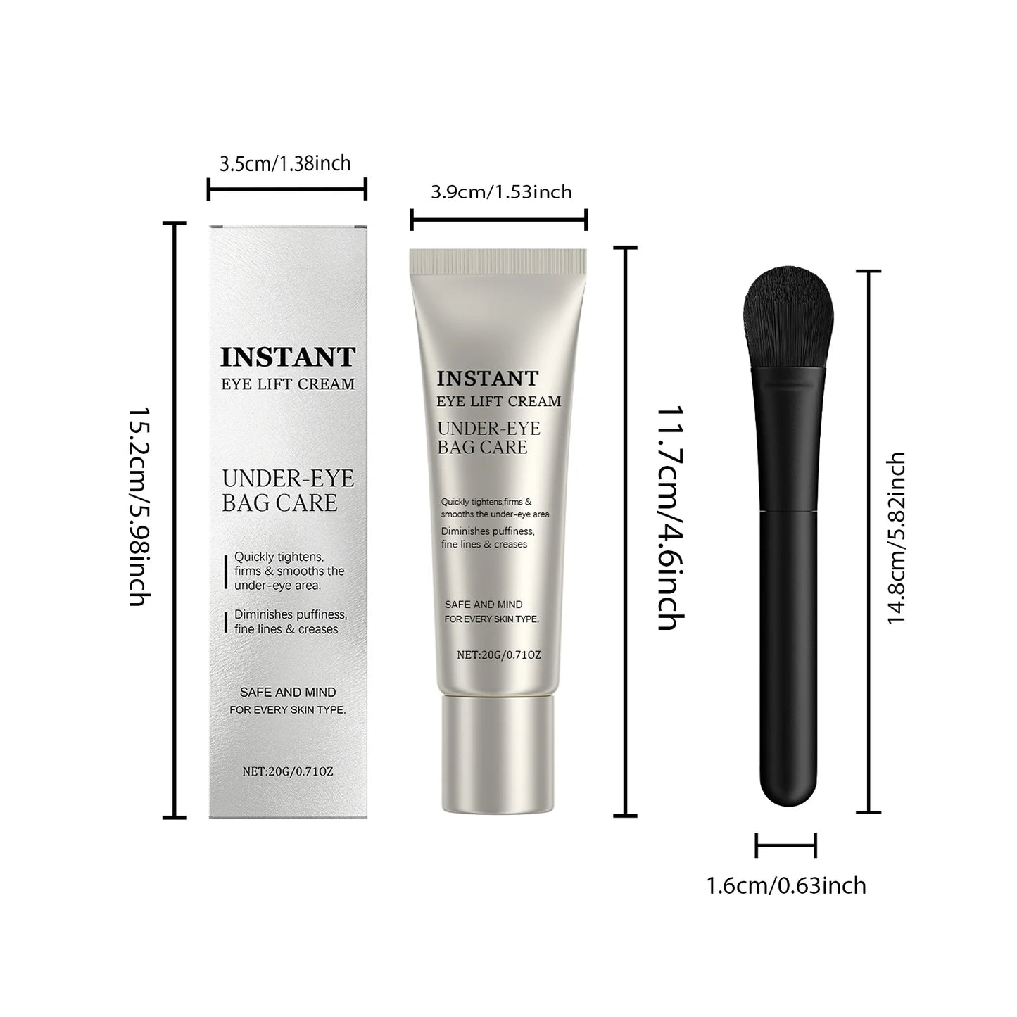 Vitamin E Eye Cream – Firming, Dark Circles & Anti-Aging