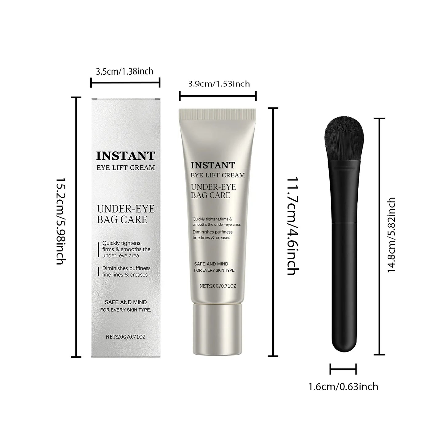 Hoygi Vitamin E Eye Cream – Firm, Lift & Reduce Dark Circles