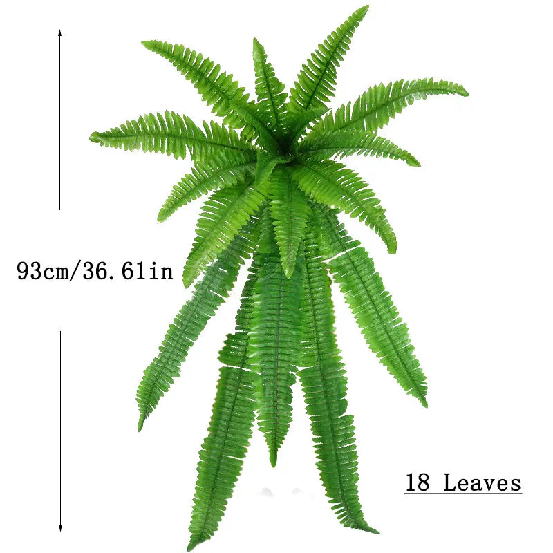 Artificial Persian Fern Vine Wall Hanging Plant 73–115cm Silk Ivy