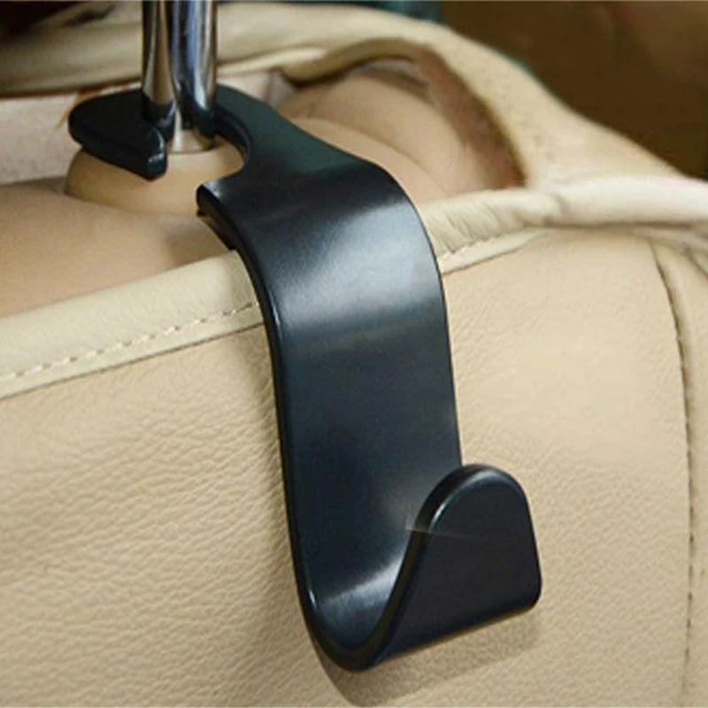 Car Headrest Hanger Hook – 2-in-1 Phone Mount & Bag Holder