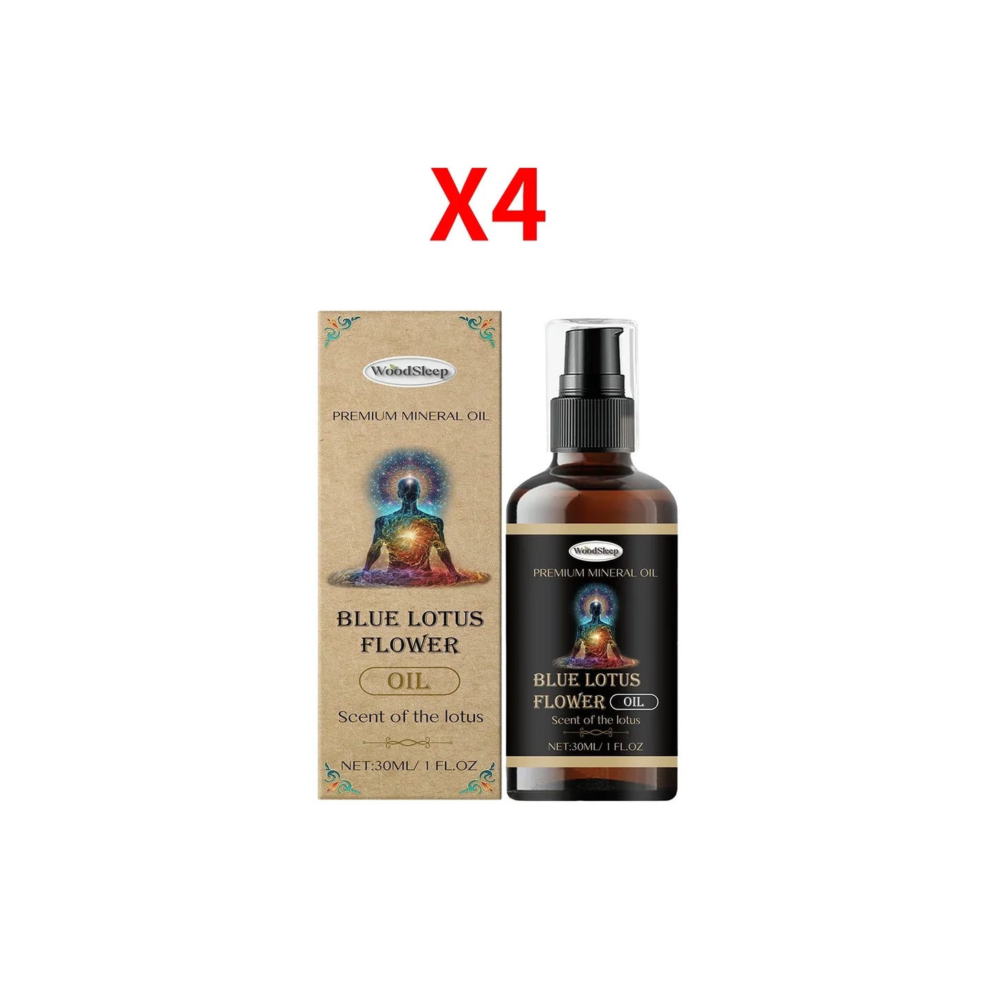 WOODSLEEP Blue Lotus Essential Massage Oil – Hair, Nail & Body