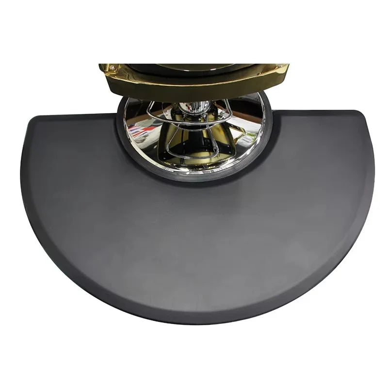 Premium Salon Chair Mat Anti-Fatigue Hair Cutting Cushion for Barber Durable Non-Slip Half-Round Design, Ideal for Hairdressers Peaceful Pleasures Health and Wellness A