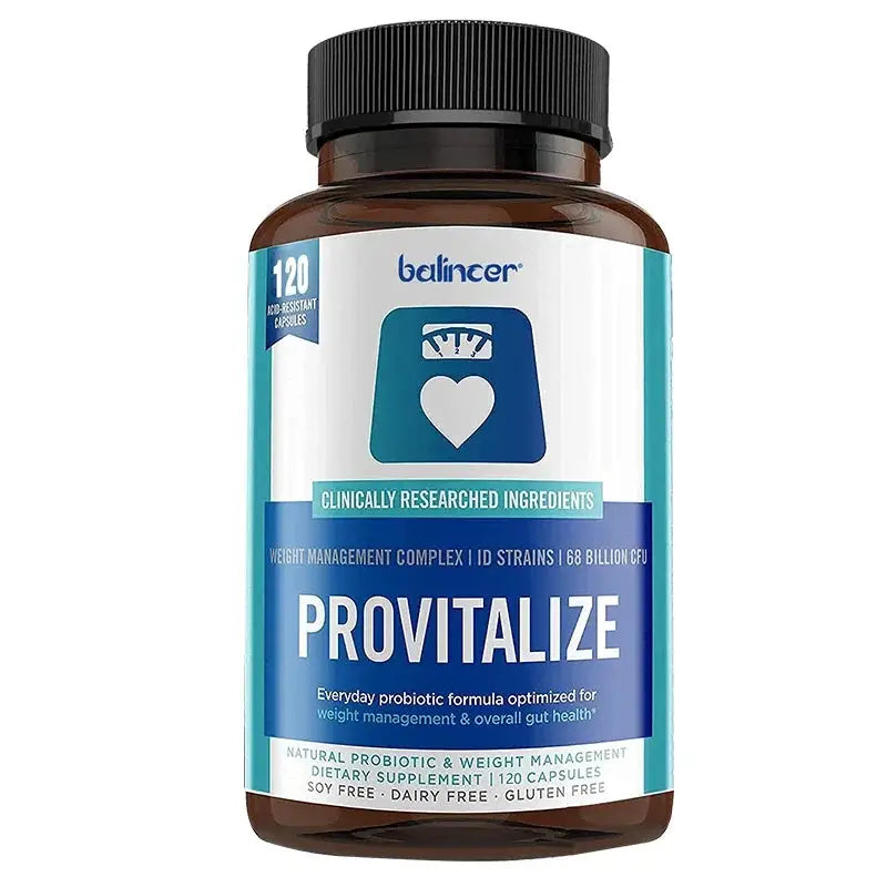 Provitalize Capsules for Weight Management & Gut Health Peaceful Pleasures Health and Wellness 120 count-1 bottle