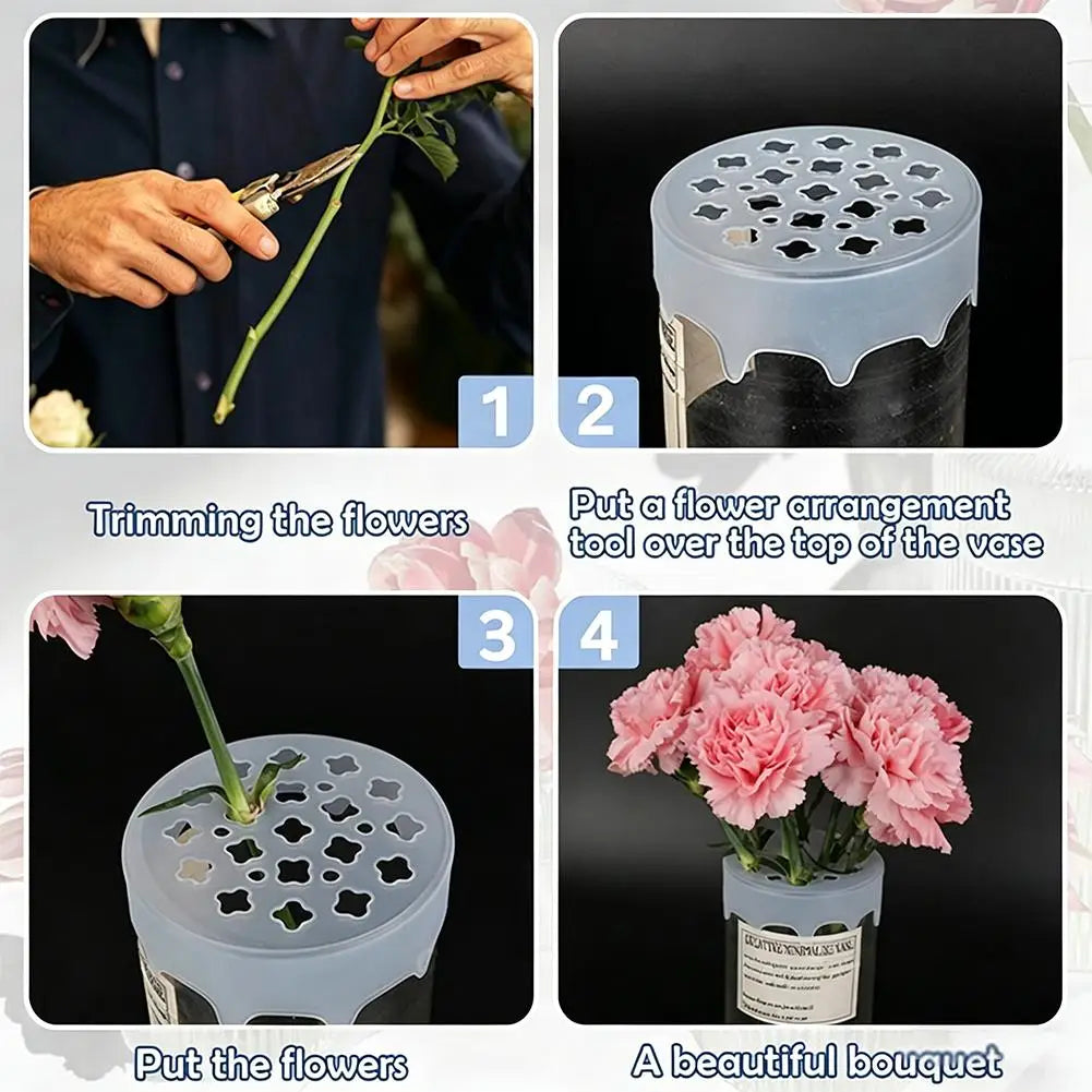 Silicone Flower Grid Arranger – Flexible Floral Stem Holder