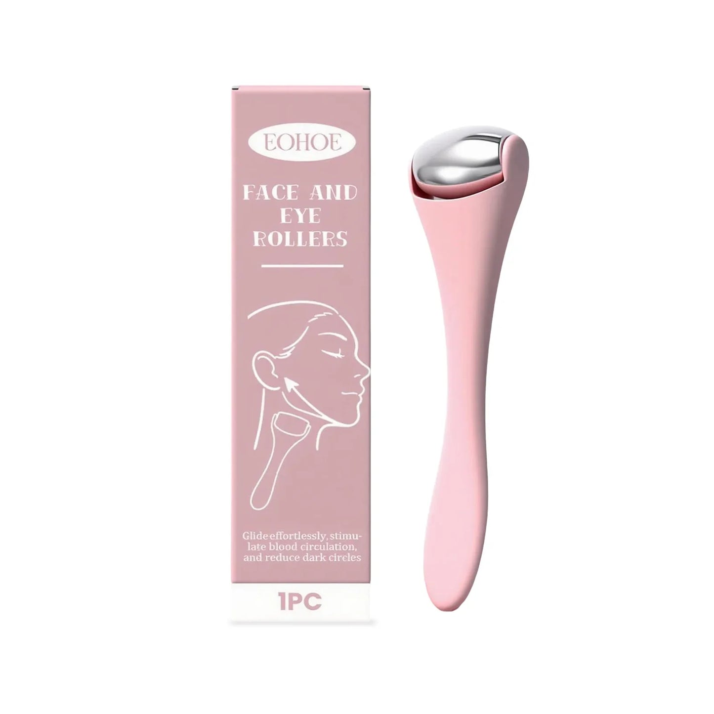 Hot & Cold Facial Roller Massager – Portable Dual-Use Tool