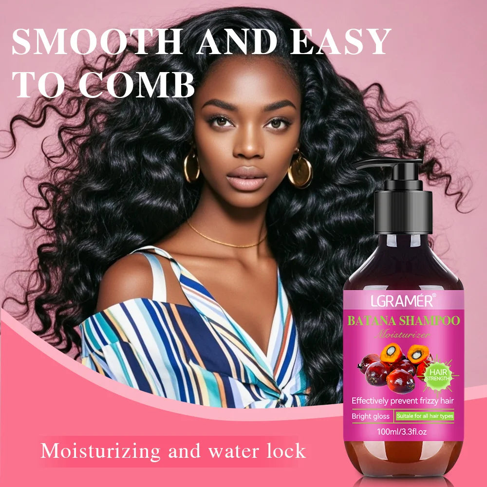 Batana Shampoo – Oil Control, Dandruff Relief & Hair Strengthening Hair Care Peaceful Pleasures Health and Wellness