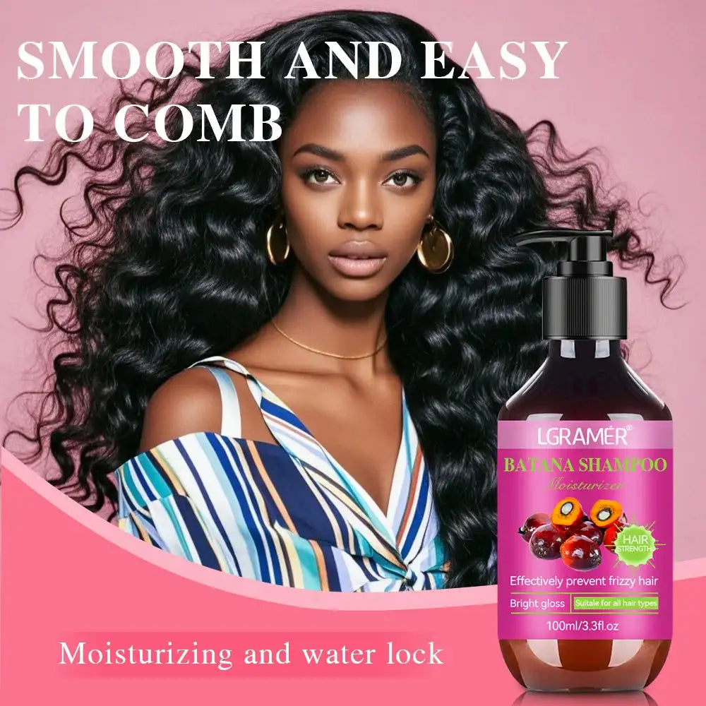 Batana Shampoo – Oil Control, Dandruff Relief & Hair Strengthening Hair Care Peaceful Pleasures Health and Wellness