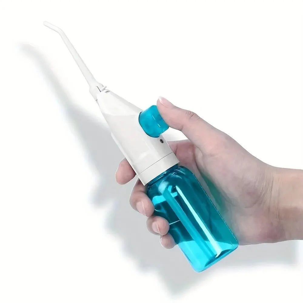 Portable Manual Oral Irrigator | High Pressure Water Flosser