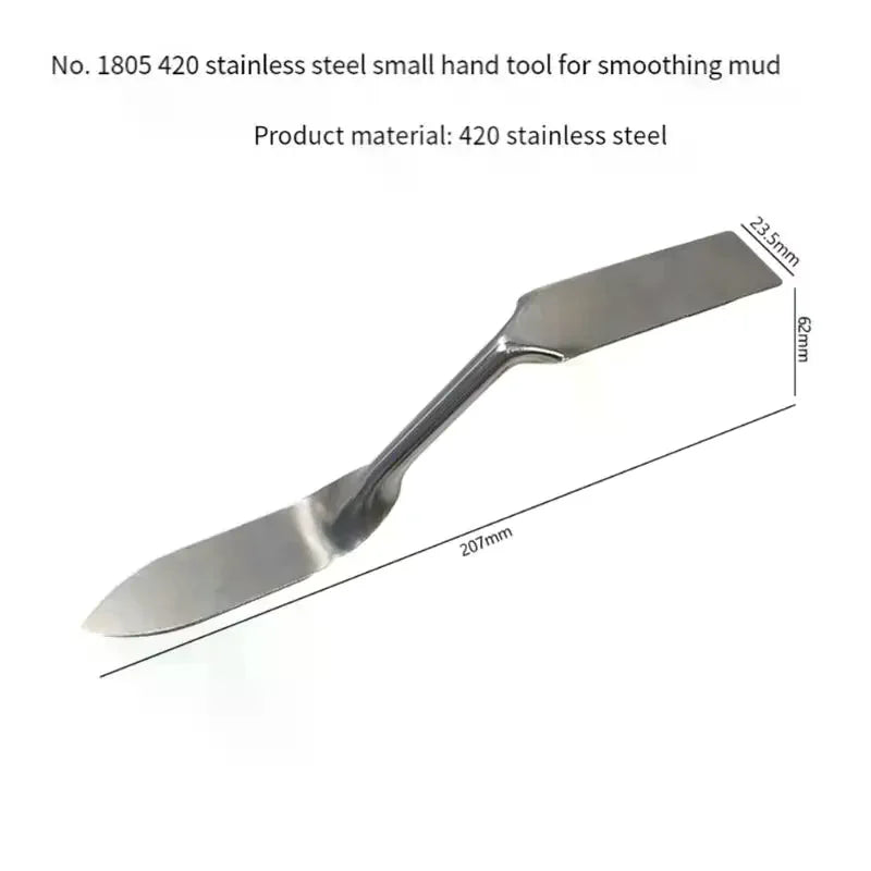420 Stainless Steel Dual-Head Putty Knife | DIY & Craft Tool