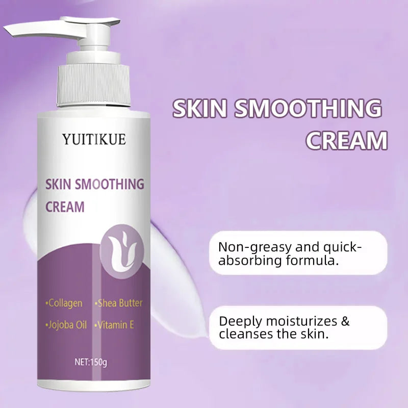Collagen & Shea Butter Skin Smoothing Cream 150g - Non-Greasy Fast Absorbing Formula for Deep Moisturization And Skin Smoothing Peaceful Pleasures Health and Wellness
