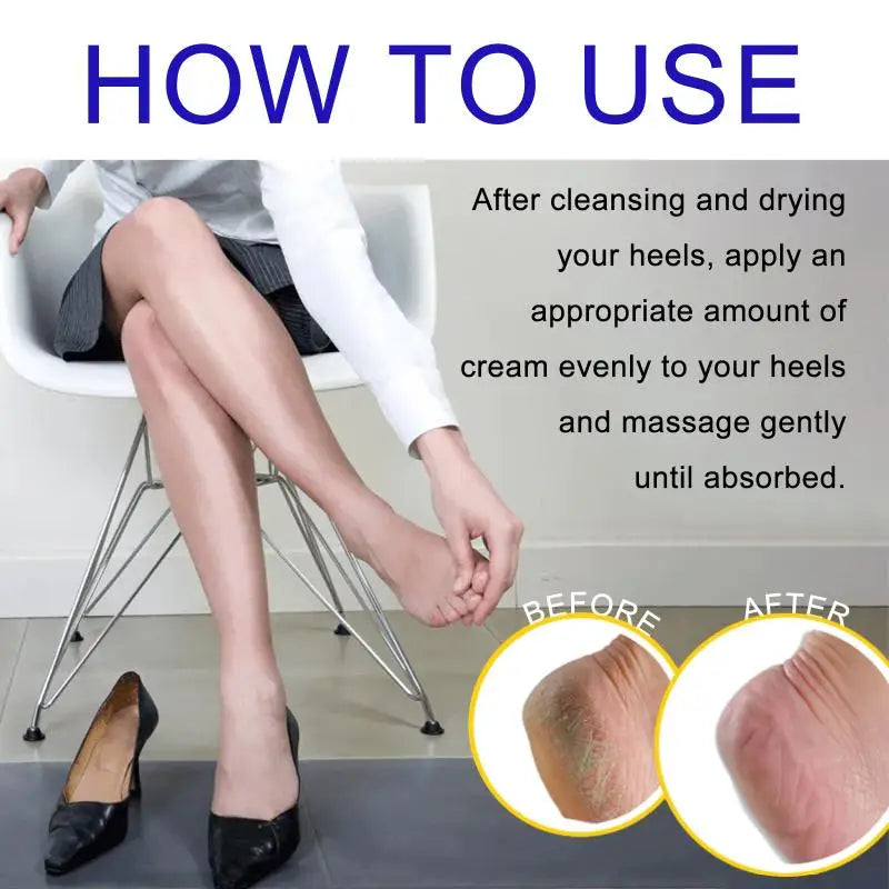 Foot Care Cream, Gentle Exfoliating, Moisturizing, Daily Foot Care Cream For Heels. Peaceful Pleasures Health and Wellness