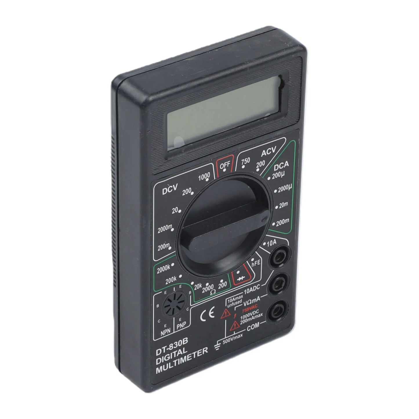 DT830B Digital Multimeter – AC/DC Voltmeter & Circuit Tester