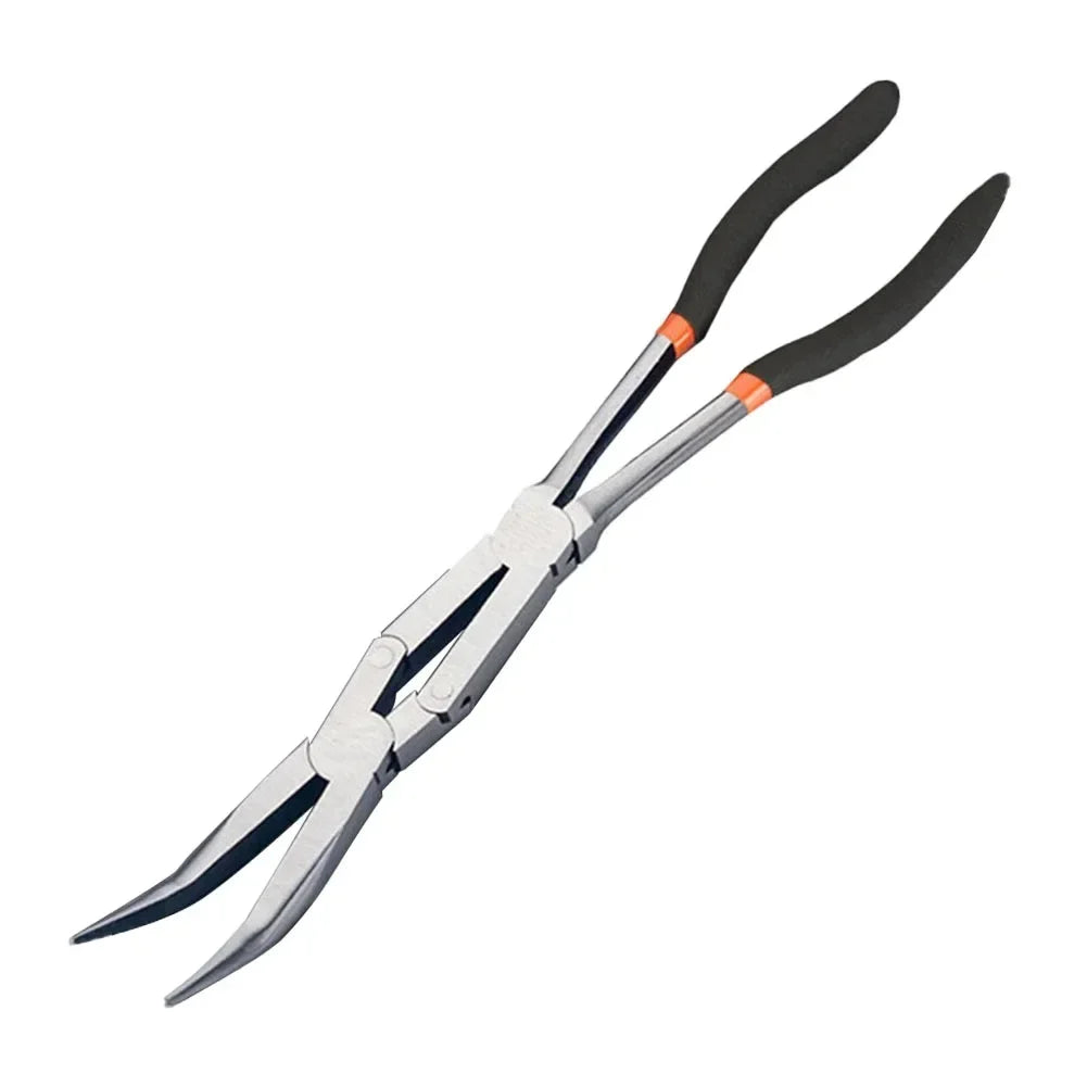 Enhanced Long Reach Plier Needle Straight 45 90 Bent Tip