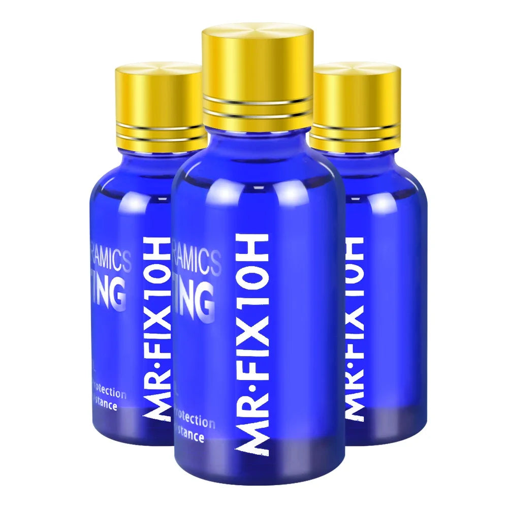 3PCS 10H Ceramic Coating Polishing Wax Super Hydrophobic Paint Care Durability Anti-Corrosion Plated Crystal Car Liquid Glass Peaceful Pleasures Health and Wellness