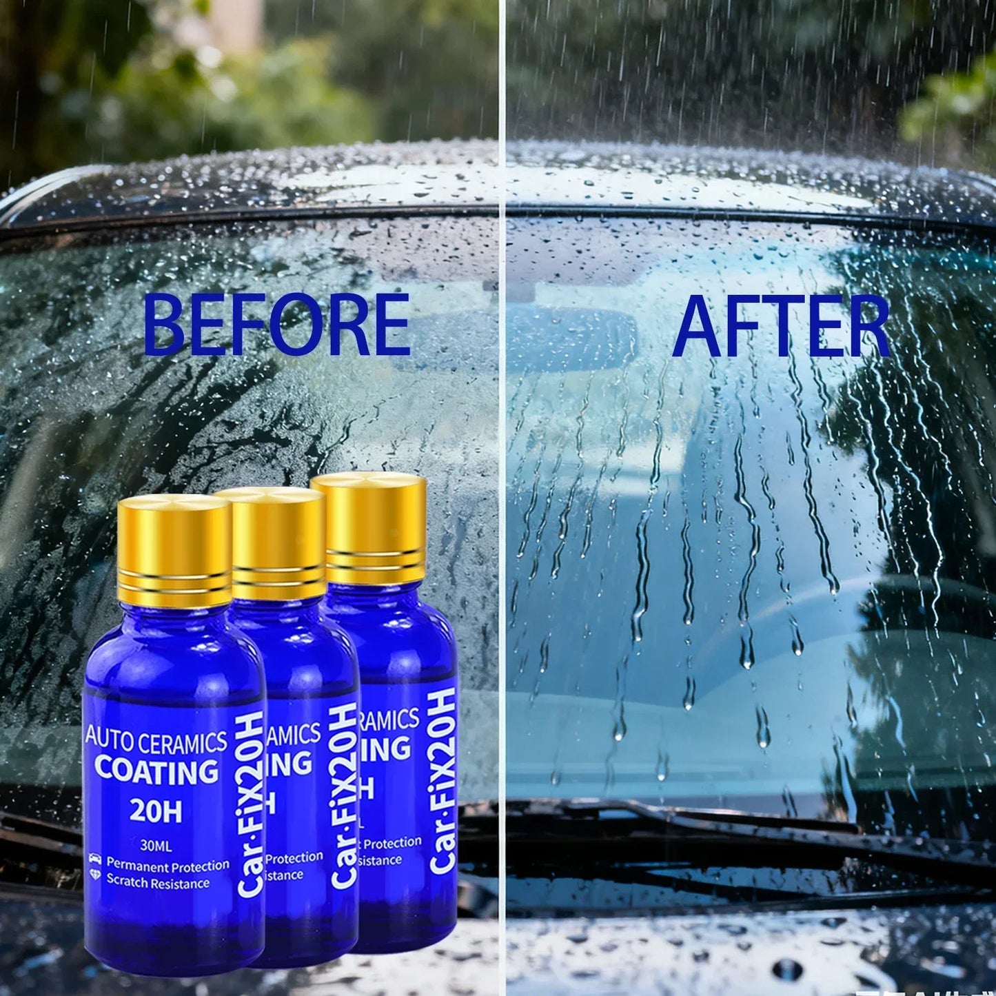 2Pcs 20H Ceramics for Car Polish Liquid Ceramic Coat Hydrophobic Glass Coating Paint Protective Foil Care Anti-scratch Auto Wax Peaceful Pleasures Health and Wellness