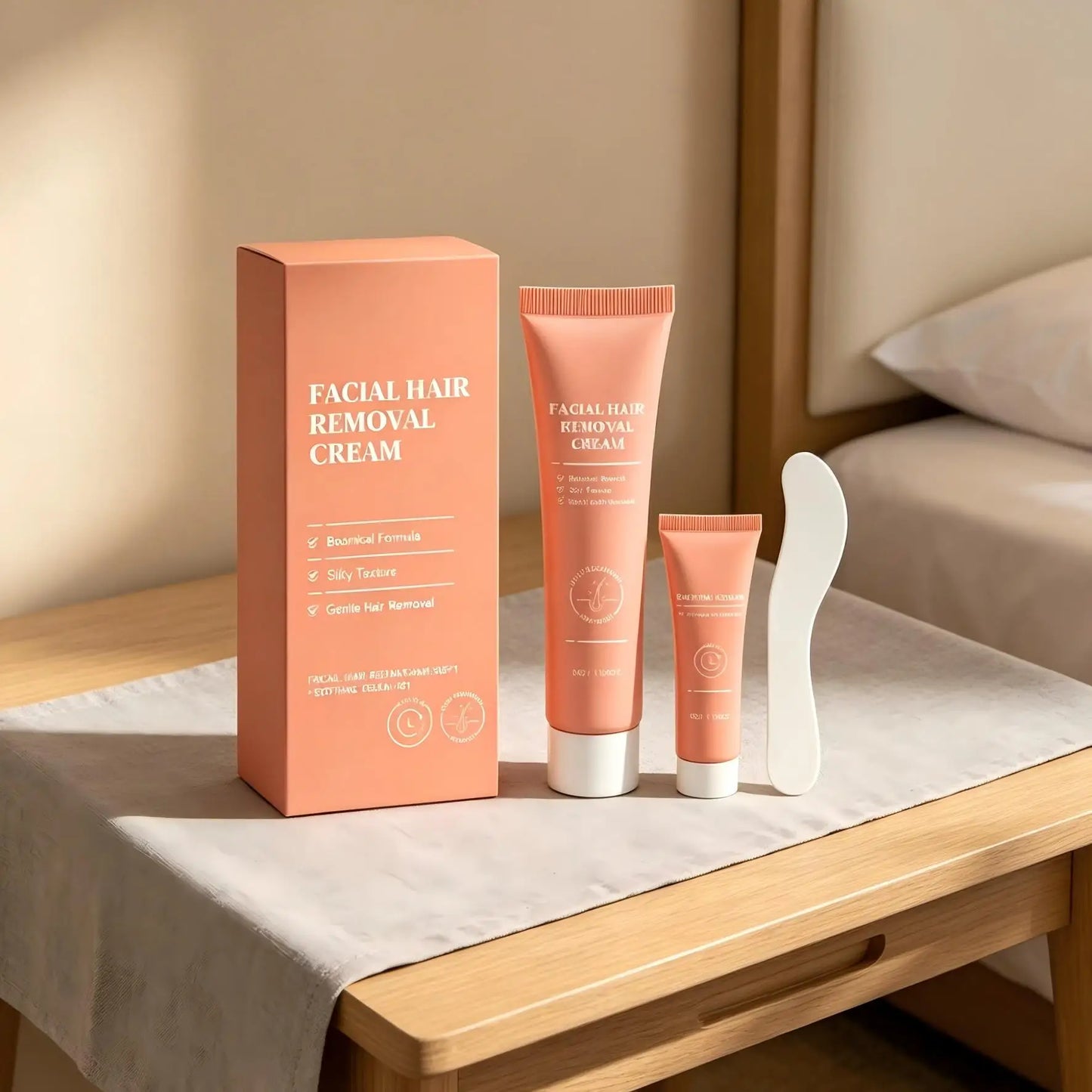Facial Hair Removal Cream & Soothing Repair Kit | Women