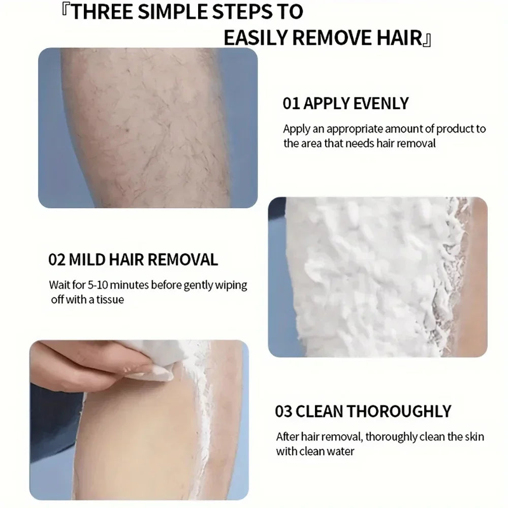 LGRAMER Men's Painless Hair Removal Cream – Body & Armpit