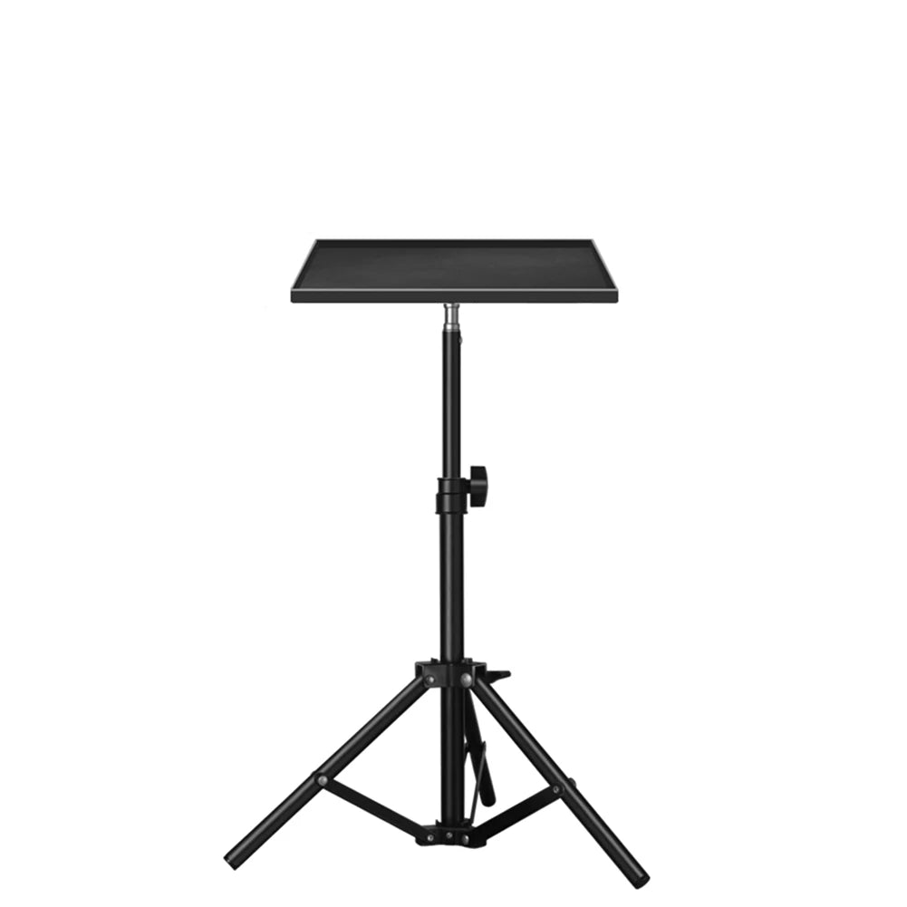 Projectors Tray 1/4inch Thread Tripod Tray Height Adjustable DJ Equipment Holder Telescopic Rod Standing for Laptop DSLR Camera Peaceful Pleasures Health and Wellness with 55CM Tripod