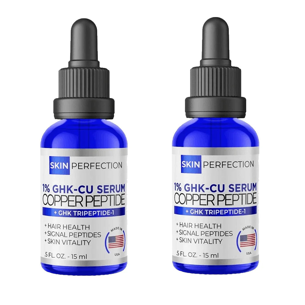 Ghk-Cu Facial Serum Deeply Nourishing Formula Providing Long-Lasting Hydration for Dry and Dehydrated Skin Skincare Peaceful Pleasures Health and Wellness C