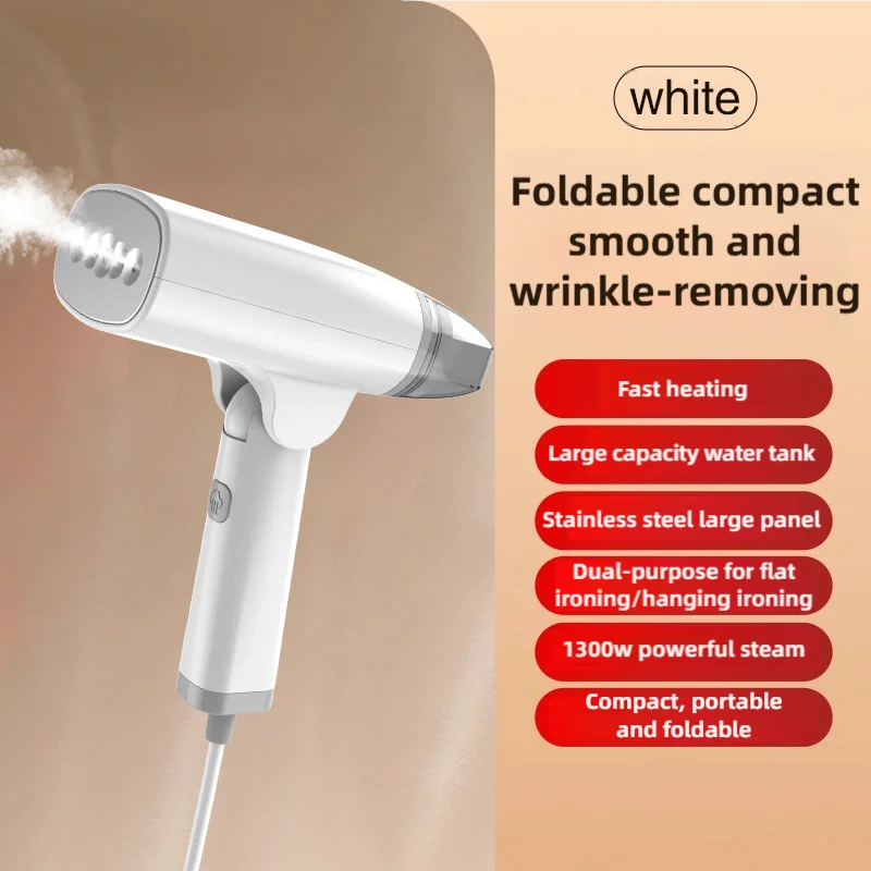 URGGU 1300W Handheld Garment Steamer – Foldable & Portable