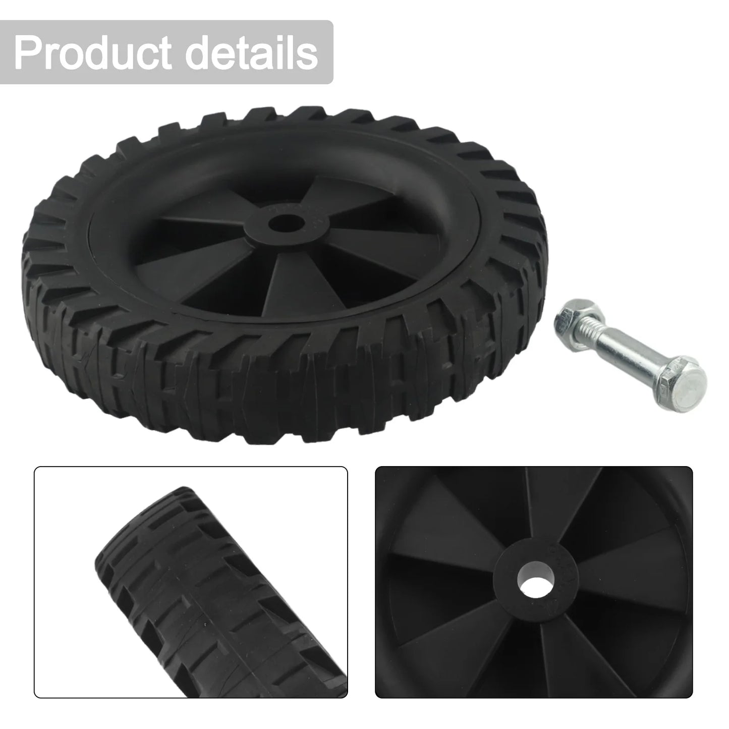 Air Compressor Wheels Replacement Parts Shock Absorption Non-slip