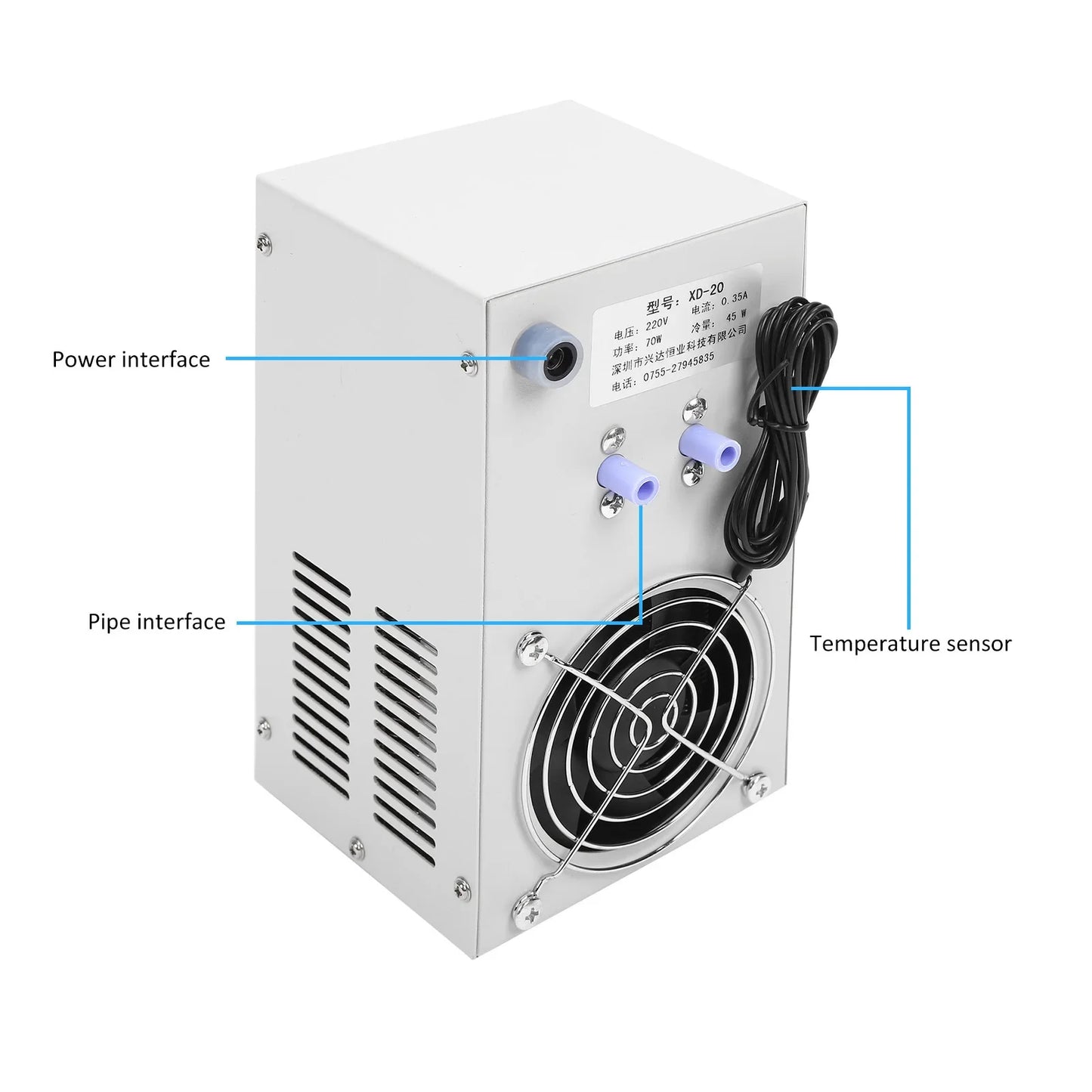 Aquarium Fish Tank Water Chiller Constant Temperature Cooling System