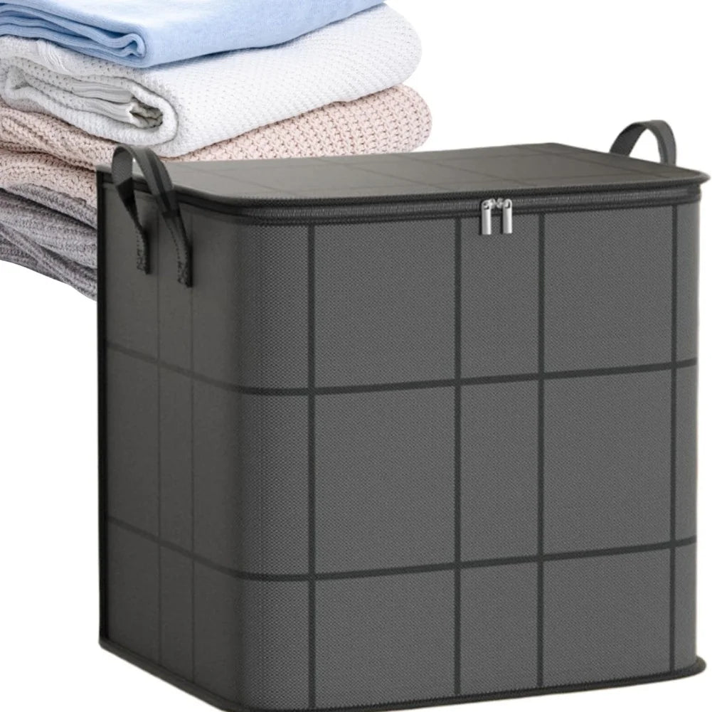 Storage Bag Boxe Handle Zipper Moisture-proof Clothes Thickened Large