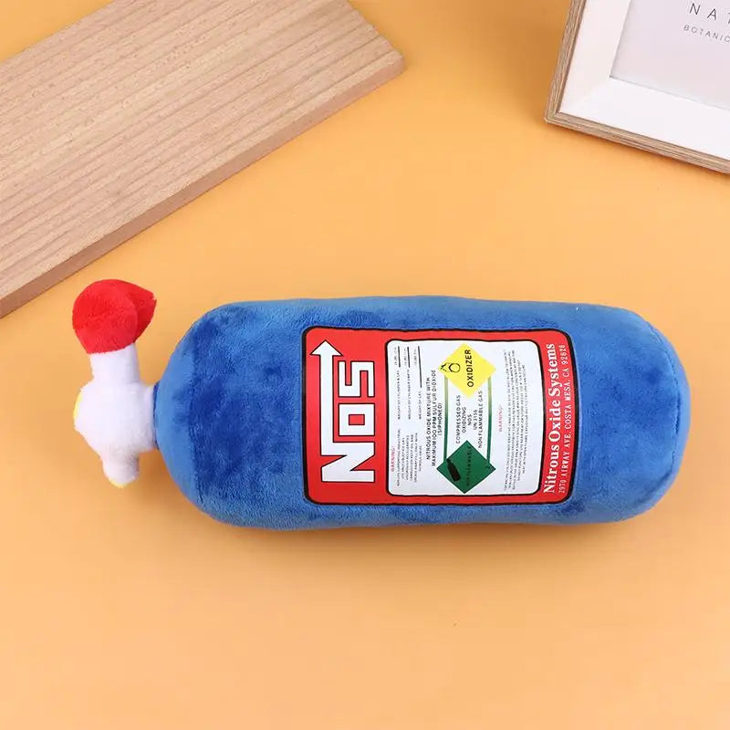 NOS Bottle Car Neck Pillow – Plush Headrest Cushion Support
