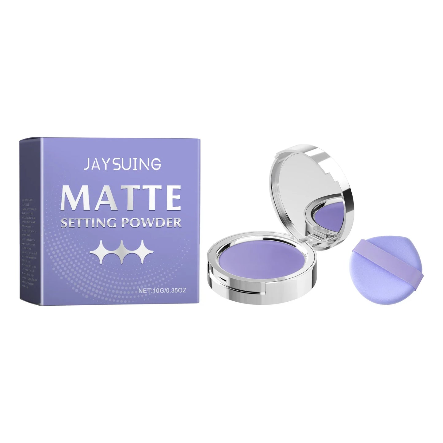 Jaysuing Lavender Matte Setting Powder – Oil Control 10g