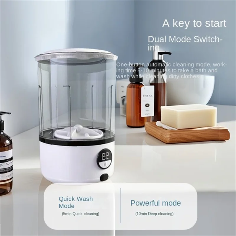 Mini Portable Washing Machine Rechargeable 2L | Compact Washer