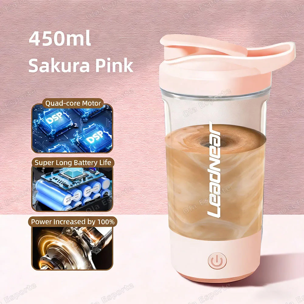 Portable Electric Protein Shaker Blender Cup | Gym & Travel